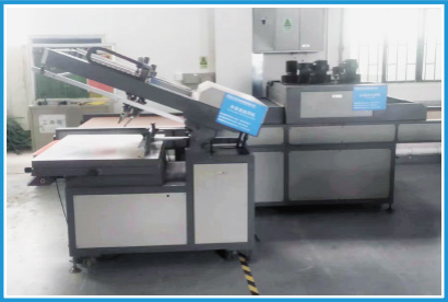 Semi-automatic screen printing machine